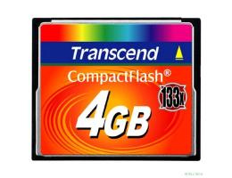 Compact Flash 4Gb Transcend  (TS4GCF133) 133-x
