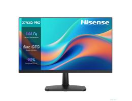 LCD Hisense 27" 27N3Q-PRO черный {IPS 1920x1080 144Hz 5ms 16:9 матовый 250cd 1000:1 D-Sub HDMI DisplayPort 2x2W Int}