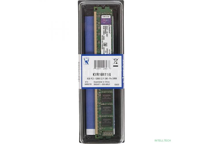 Kingston DDR3 DIMM 8GB (PC3-12800) 1600MHz KVR16N11/8