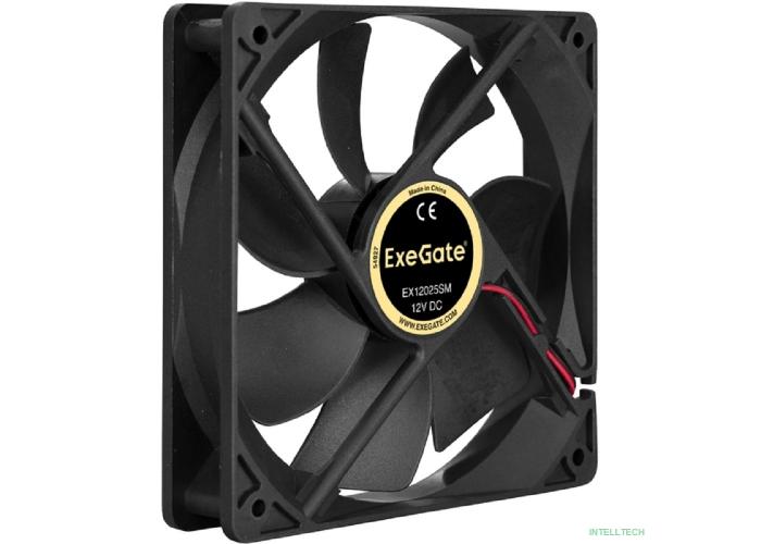 Exegate EX283394RUS Вентилятор ExeGate EX12025SM, 120x120x25 мм, подшипник скольжения, Molex, 1200RPM, 19dBA