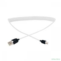 Rexant (18-4301) Кабель USB-A – micro USB, 2,4А,  1м, белый, витой