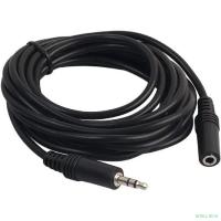 PERFEO Кабель Jack 3.5 мм вилка - Jack 3.5 мм розетка, длина 5 м. (J2203)