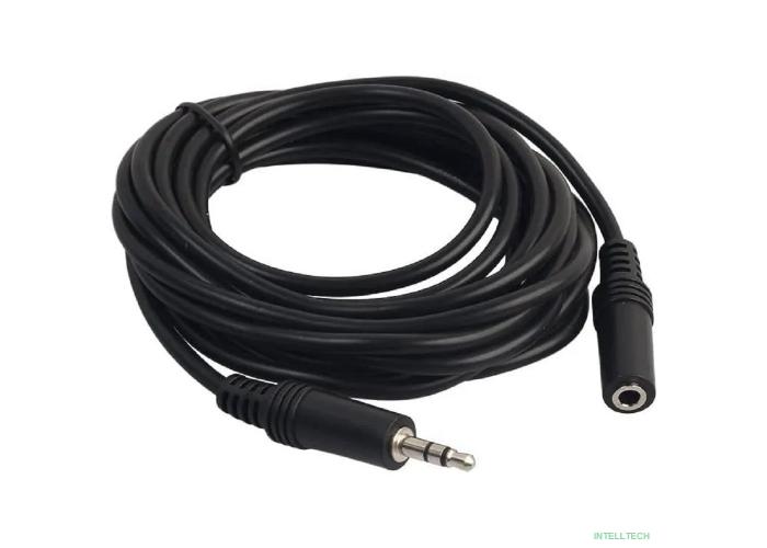 PERFEO Кабель Jack 3.5 мм вилка - Jack 3.5 мм розетка, длина 5 м. (J2203)