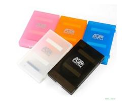AgeStar 3UBCP1-6G (BLACK) USB 3.0 Внешний корпус 2.5" SATA HDD/SSD AgeStar 3UBCP1-6G (BLACK) USB 3.0, пластик, черный, безвинтовая конструкция