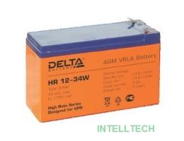 Delta HR 12-34 W (9 А\ч, 12В) свинцово- кислотный  аккумулятор