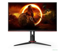 LCD AOC 27" Q27G2S черный/красный {IPS 2560x1440 165Hz 1ms 3000:1 2xHDMI DisplayPort HAS Pivot }