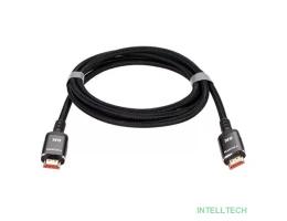 Кабель интерфейсный HDMI-HDMI VCOM ACG859B-2.0 19M/M,ver. 2.1 8KX60Hz (Econom) оплетка 2m iOpen