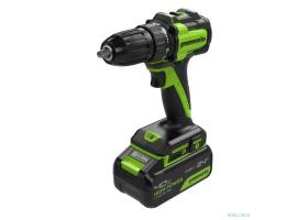 Greenworks DD345, 24V, Дрель-шуруповерт аккумуляторная, бесщеточная, 27/45 Нм,13мм,1х4Ач,ЗУ,кор  [3708307CUB]