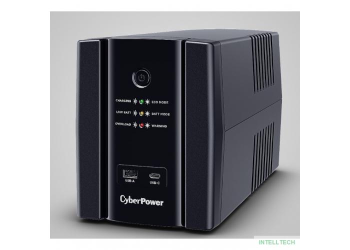 CyberPower UT2200EG ИБП {Line-Interactive, Tower, 2200VA/1320W USB/RJ11/45/USB charger A/C (4 EURO) NEW, 12В/9 Ач х 1}