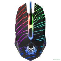 Проводная игровая мышь Defender Dark Agent GM-590L 6 кнопок,12800dpi [52590]