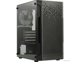 Powercase CMIMZB-L3 Корпус Mistral Micro Z3B Mesh LED, Tempered Glass, 2x 140mm + 1х 120mm 5-color fan, чёрный, mATX  (CMIMZB-L3)