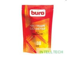 Запасной блок к тубе с чистящими салфетками для поверхностей BURO BU-ZSURFACE 100 шт. [817447]