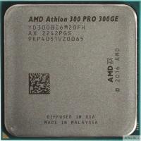 CPU AMD Athlon (300) PRO 300GE OEM (YD300BC6M2OFH) {(3.4GHz,5MB,35W,AM4) tray, with Radeon Vega Graphics} 