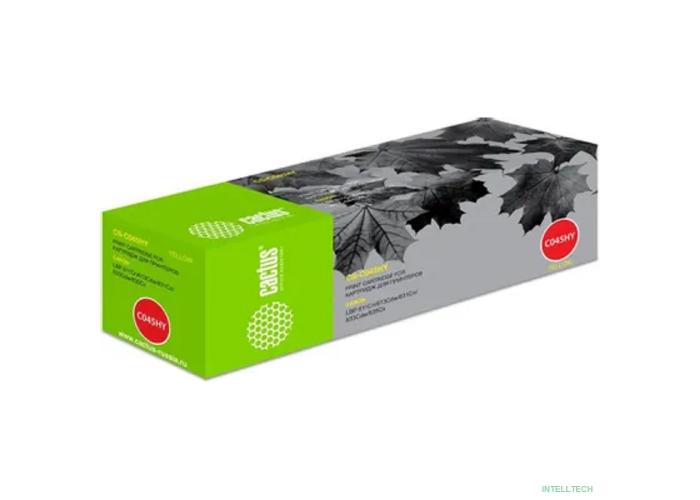 Тонер Картридж Cactus CS-C045HY желтый (2200стр.) для Canon LBP 611Cn/613Cdw/631Cn/633Cdw/635Cx