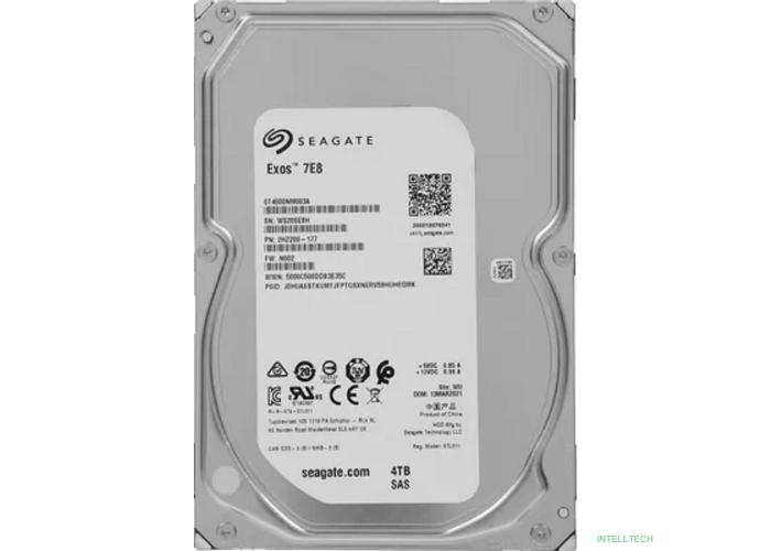 4TB Seagate HDD Server Exos 7E8 (ST4000NM003A) {SAS 12Gb/s, 7200 rpm, 256mb buffer, 3.5
