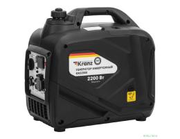 Kranz KR-16-1141 Генератор инверторный KR2200I, 2,2кВт, 230В, 4л, закрытый корпус, ручной старт