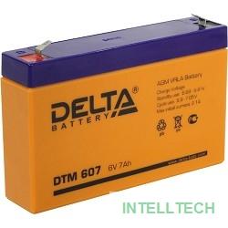 Delta DTM 607 (7 А\ч, 6В) свинцово- кислотный аккумулятор