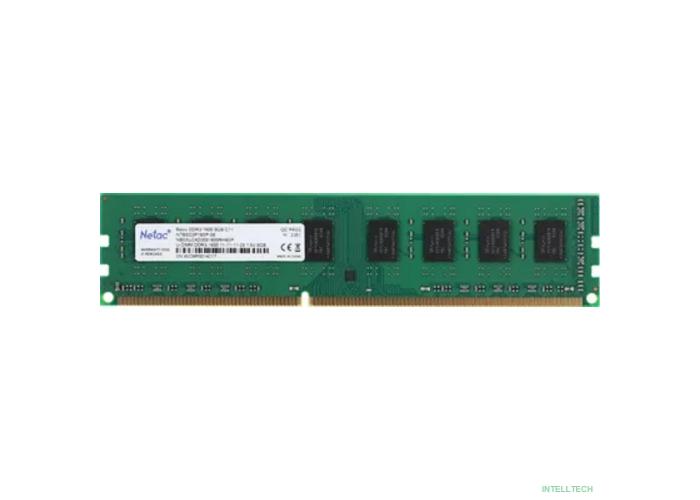Память DIMM DDR3 8Gb PC12800 1600MHz CL11 Netac 1.5V (NTBSD3P16SP-08)
