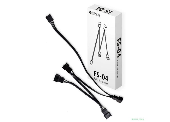 Разветвитель питания ID-Cooling FS-04 (до 4 контактных вентиляторов)