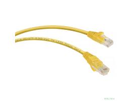 Cabeus PC-UTP-RJ45-Cat.5e-0.3m-YL-LSZH Патч-кордUTP, категория 5e, 0.3 м, LSZH, неэкранированный,желтый