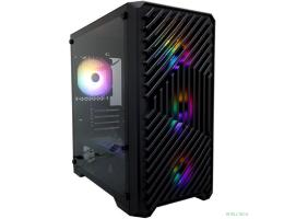 1STPLAYER TRILOBITE T5 Black / mATX, TG / 4x120mm LED fans inc. / T5-BK-4F1