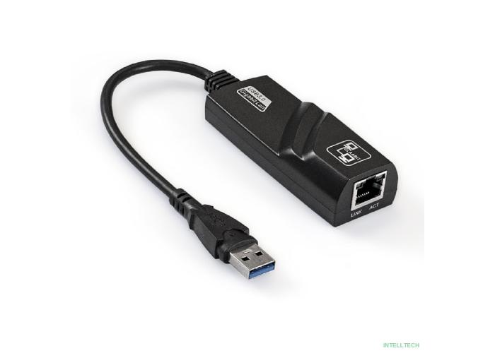 Exegate EX288739RUS Кабель-адаптер ExeGate EXE-730U3-45 (USB3.0 --> UTP 1000Mbps, RLT8153)