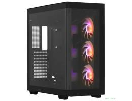 Deepcool CH780 black (ATX, без БП, ARGB, 4xUSB3.2 Type-A + USB3.2 Type-C) (R-CH780-BKADE41-G-1)