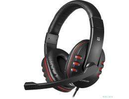 Defender Warhead G-160 черный, кабель 2,5 м [64113]