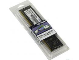 Patriot DDR4 DIMM 4GB PSD44G240081 PC4-19200, 2400MHz Patriot DDR4 DIMM 4GB PSD44G240081 PC4-19200, 2400MHz