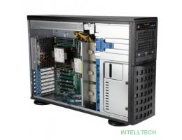 Supermicro SYS-740P-TRT Tower/4U, X12DPi-NT6, CSE-745BTS-R1K23BP, 2xLGA 4189, 8x3.5&quot;, 2x10GbE, 18х DIMM DDR4, 4xPCIe-X16, 2x1200W, black,  (438952)