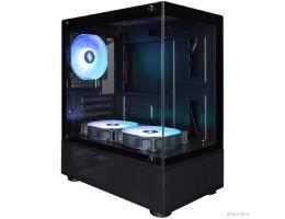 1STPLAYER MIKU Mi2-A ARGB Black / mATX / 3x120mm ARGB fans / Mi2-A-BK-2FC7R-1FC7