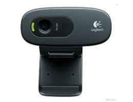 Logitech HD Webcam C270, 960-001063/960-000999 {USB 2.0, 1280*720, 0.9MP разрешение матрицы,3Mpix foto, Mic, Black}