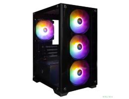 1STPLAYER FIREBASE X2-M / mATX / 4x120mm FRGB fans / X2-M-BK-4F1