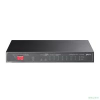 TP-Link TL-SG1210PP Настольный коммутатор с 9 гигабитными портами (6 портов PoE+, 2 порта PoE++) и комбинированным гигабитным портом RJ45/SFP