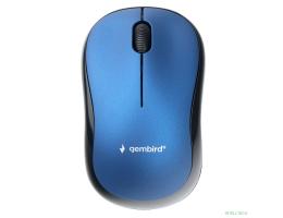 Gembird MUSW-265 {Мышь беспроводная, синий, 2.4ГГц, 2кн+колесо-мышка, 1000 DPI, оптический} 
