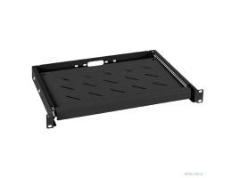 Cabeus JE10-BK Выдвижная полка 19" для клавиатуры, цвет черный (RAL 9004)