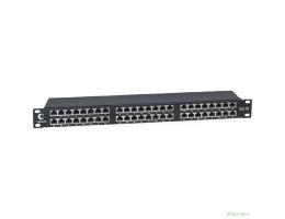 Cabeus PLHD-48-Cat.5e-SH-Dual IDC-1U Патч-панель высокой плотности 19" Высота (1U), 48 портов RJ-45, категория 5e, полностью экранированная, Dual IDC