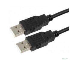 Cablexpert Кабель USB 2.0 Pro , AM/AM, 1.8м, экран, черный, пакет (CCP-USB2-AMAM-6)