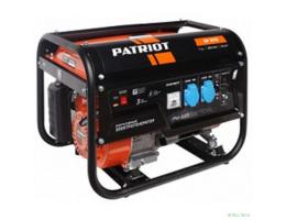 Генератор бензиновый PATRIOT  GP 3510 [474101535] {Двигатель: 4т, OHV, АИ-92, 210 сс, 7.0 л.с;  Мощность ном/макс: 2.5/2.8 кВт; Объём бака: 15 л; Розетки: 2 евро 16А;Вес: 41 кг;}