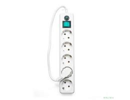 Гарнизон Сетевой фильтр EHLW-4 0,5 м 5 розеток белый 