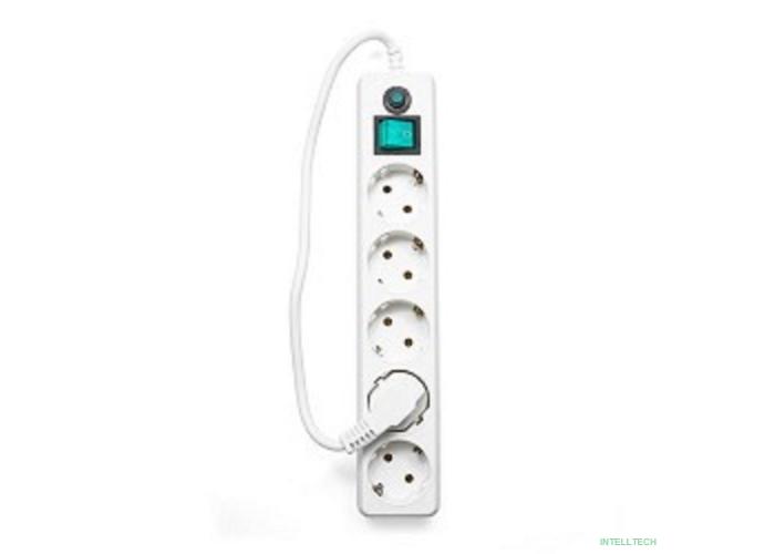 Гарнизон Сетевой фильтр EHLW-4 0,5 м 5 розеток белый 
