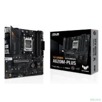 ASUS TUF GAMING A620M-PLUS (Socket AM5, mATX, 4xDDR5(128GB), 2xDP/HDMI, 1xPCIe 4.0x16/2xPCIe 3.0, 1xLAN (2.5GbE), 4xSATA 6Gb/s, 2xM.2, 2xUSB 3.2, 4xUSB 2.0, 1xPS/2)