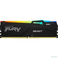 DDR5 Kingston FURY Beast RGB 8Gb, 5600MHz, CL36, 1,25v, KF556C36BBEA-8