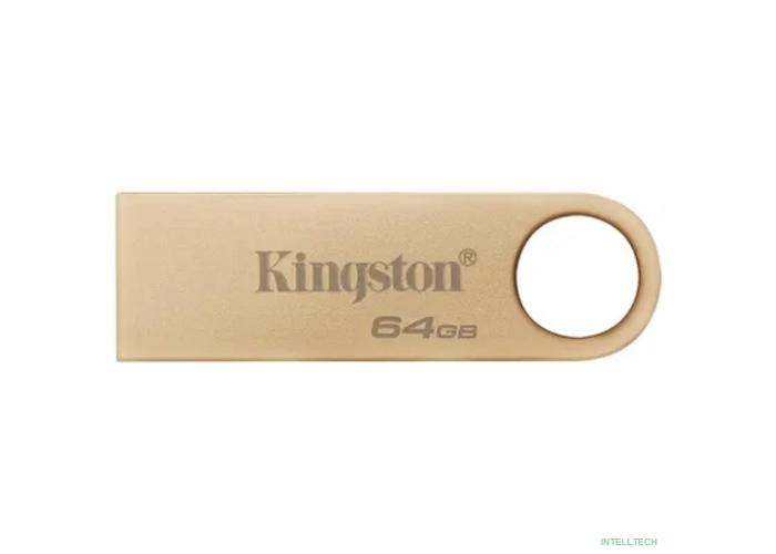 Kingston USB Drive 64GB DataTraveler SE9 DTSE9G3/64GB USB3.0 золотистый