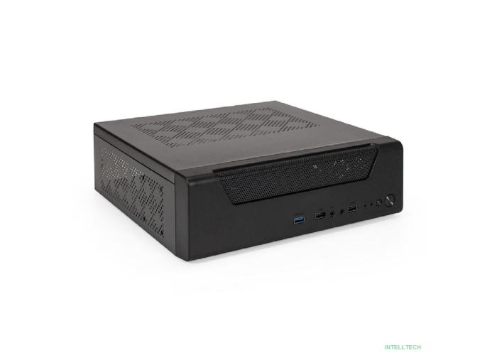 Exegate EX294018RUS Корпус Desktop ExeGate FL-102 (mini-ITX, без БП, 2*USB+1*USB3.0, аудио, черный)