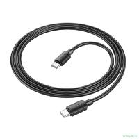 HOCO Кабель USB2.0 Hoco Type-C/Type-C, 3A, 60Вт, X96, 1м, черный, коробка