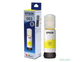 EPSON C13T00V498 Контейнер 003 с желтыми чернилами для L3210, L3216, L3256, 65 мл.