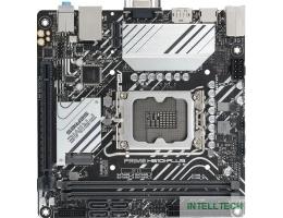 ASUS PRIME H610I-PLUS-CSM (Socket 1700, mini ITX, 2xDDR5(96GB), D-SUB/HDMI 2.1/DP, 1xPCIe 4.0x16, 1xLAN, 4xSATA 6Gb/s, 1xM.2, 1xM.2 E key, 2xUSB 3.2, 2xUSB 2.0, 1xPS/2)