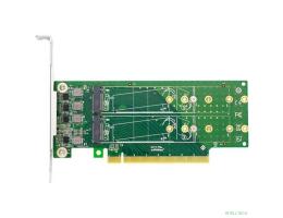 Lr-Link LRNV95NF-L PCIe x16 to 4-Port M.2 NVMe SSD Adapter