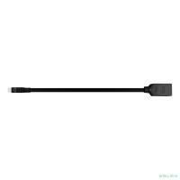 Bion Переходник с кабелем Display Port - mini Display Port, DP20F/mDP20M, длина кабеля 15см, черный [BXP-A-DP-mDP]